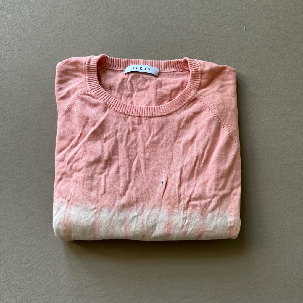 Kokun Tie-Dye Raglan Sweater